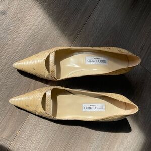 Jimmy Choo Women's Tan Leather Shoes